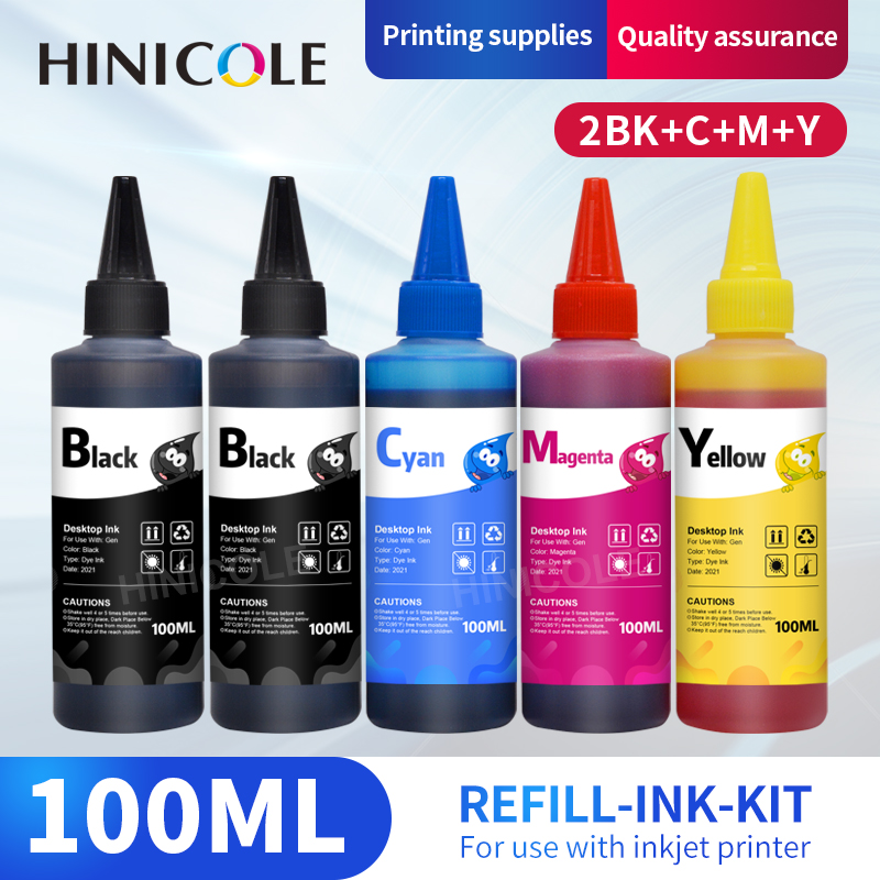 Sublimation Ink 100Ml - HINICOLE 범용 리필 잉크 키트, 100ML,