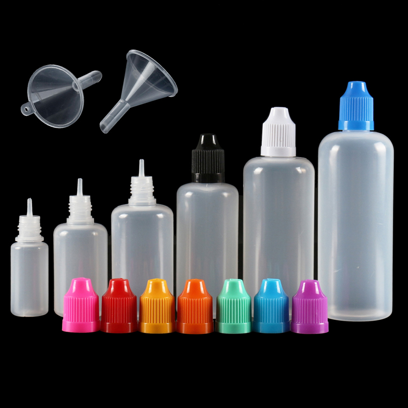 Sublimation Ink 100Ml - 5Pcs 3ml-120ml LDPE 빈 플라스틱 짜기