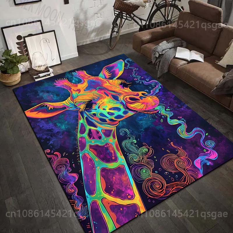 Commercial Printing Images - 1PC 다채로운 예술적 기린 이미지 인쇄