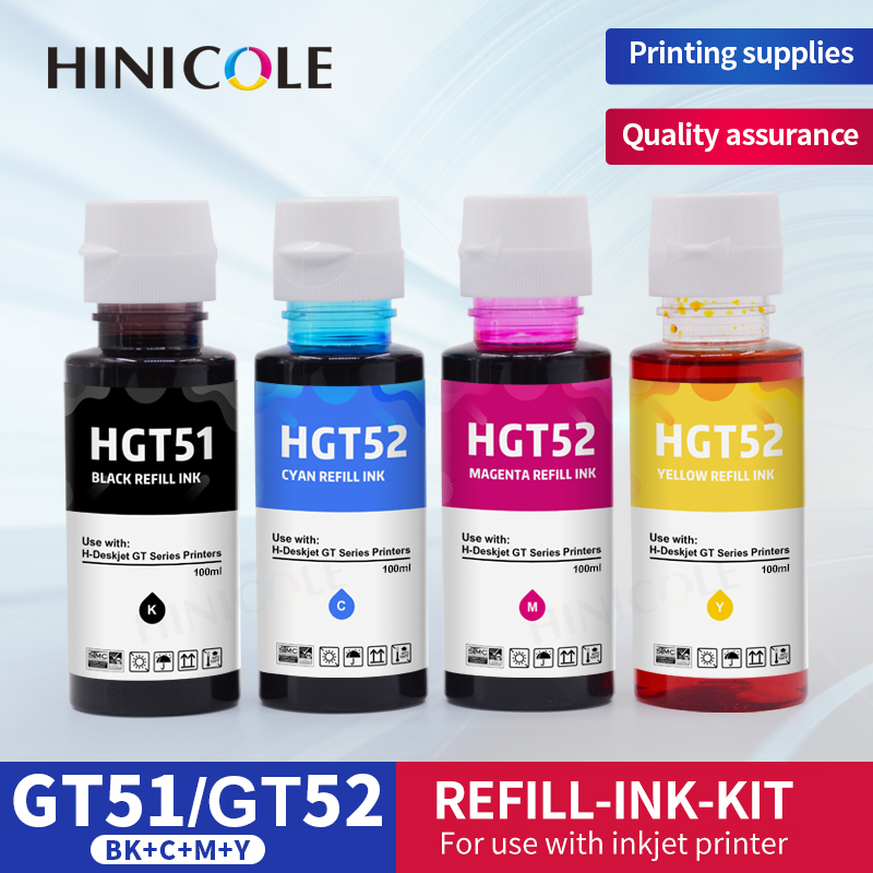 Sublimation Ink 100Ml - HINICOLE 교체용 잉크 키트, HP GT51