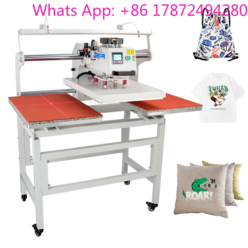 Commercial Printing Press Machine - 듀얼 전기 슬라이드 열 프레스 기계,