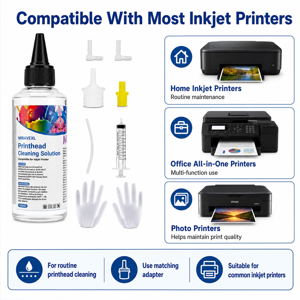 MIRAVEXL 프린트헤드 청소액 100ml 키트, 잉 - Sublimation Ink 100Ml 리뷰 및 가격