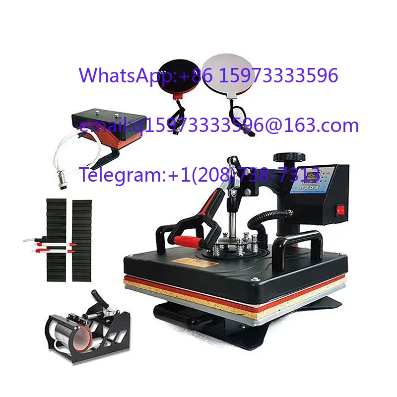 6 in 1 복합 열 프레스 전사기 가정용 상업용 승화 - Commercial Printing Press Machine 리뷰 및 가격